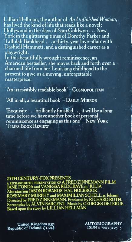 Pentimento: A Book of Portraits | Lillian Hellman