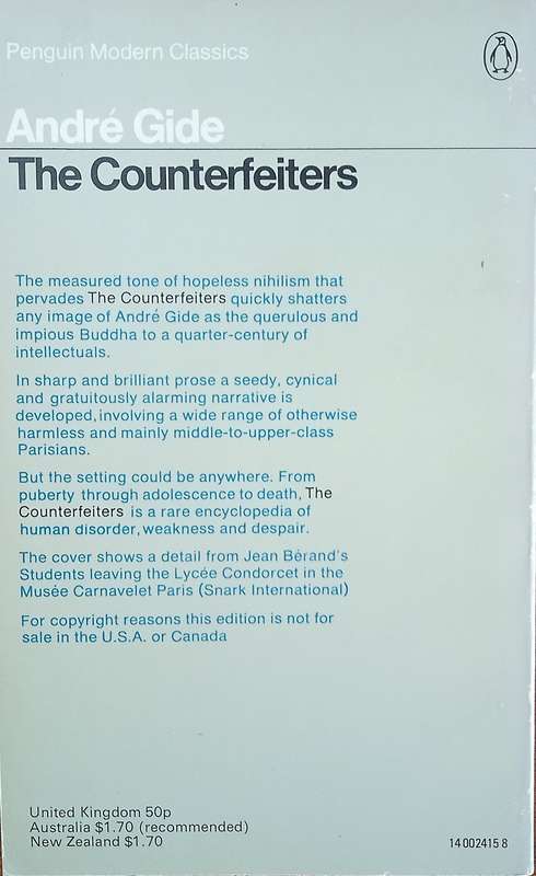 The Counterfeiters | André Gide