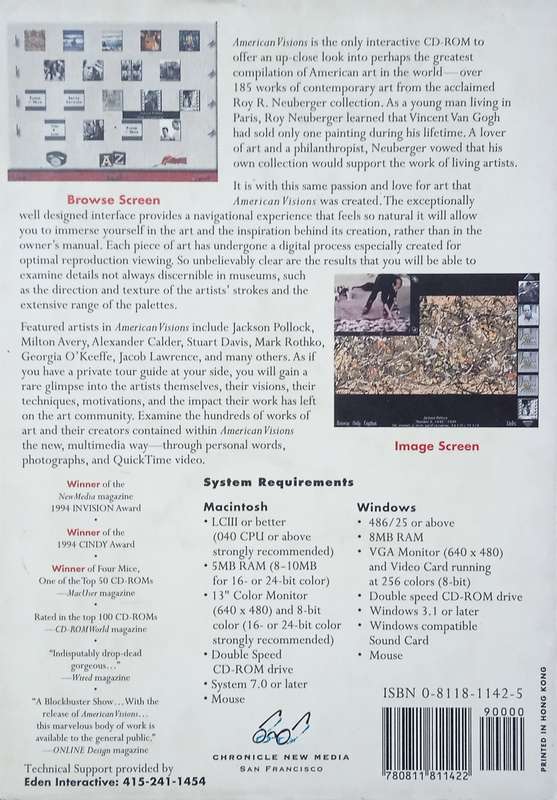 American Visions: 20th Century Art from the Roy R. Neuberger Collection [With Interactive CD]