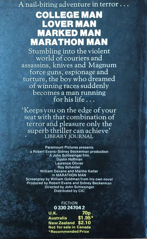 Marathon Man | William Goldman