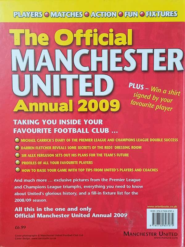 The Official Manchester United Annual 2009 | Ben Hibbs and Paul Davies