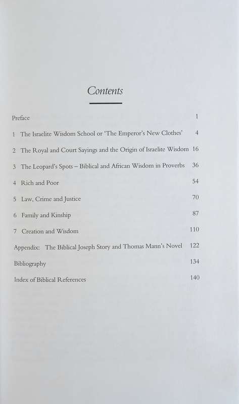 The Leopard's Spots: Biblical and African Wisdom in Proverbs | Friedemann W. Golka