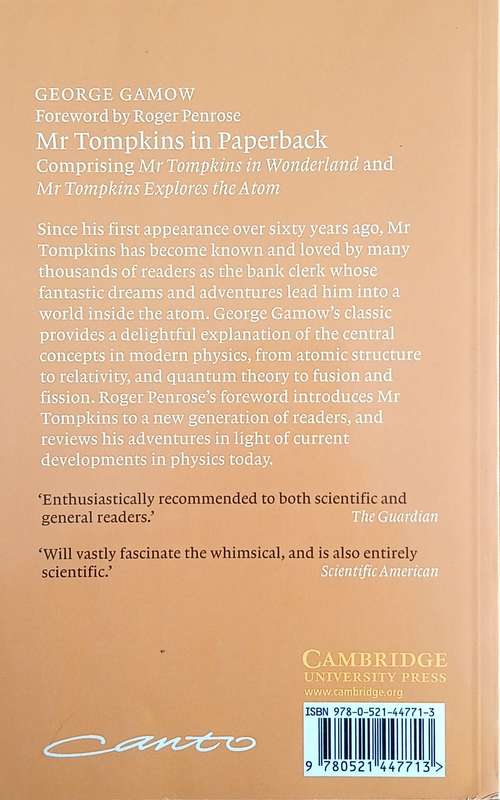 Mr Tomkins in Paperback | George Gamow