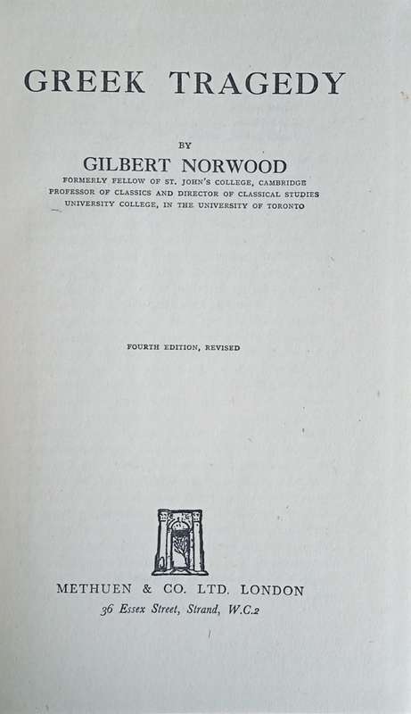 Greek Tragedy | Gilbert Norwood
