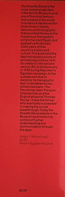 The Rosetta Stone | Richard Parkinson