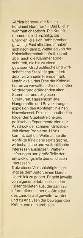 Chaos Afrika: Geht ein Kontinent Verloren? [Inscribed by the Author] [German] | Karl Breyer