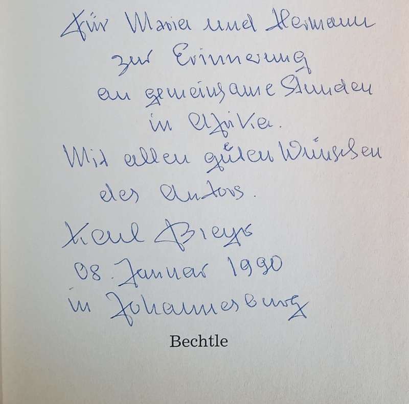Chaos Afrika: Geht ein Kontinent Verloren? [Inscribed by the Author] [German] | Karl Breyer