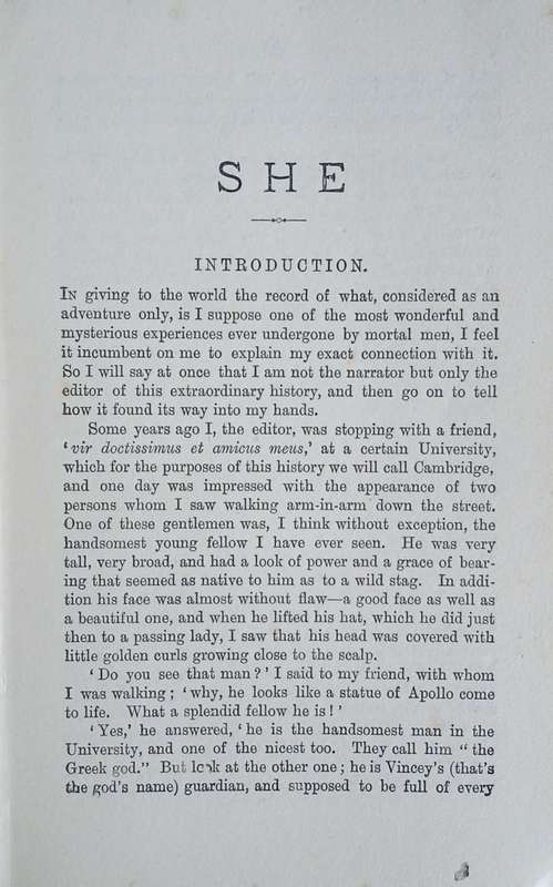 She: A History of Adventure | H. Rider Haggard