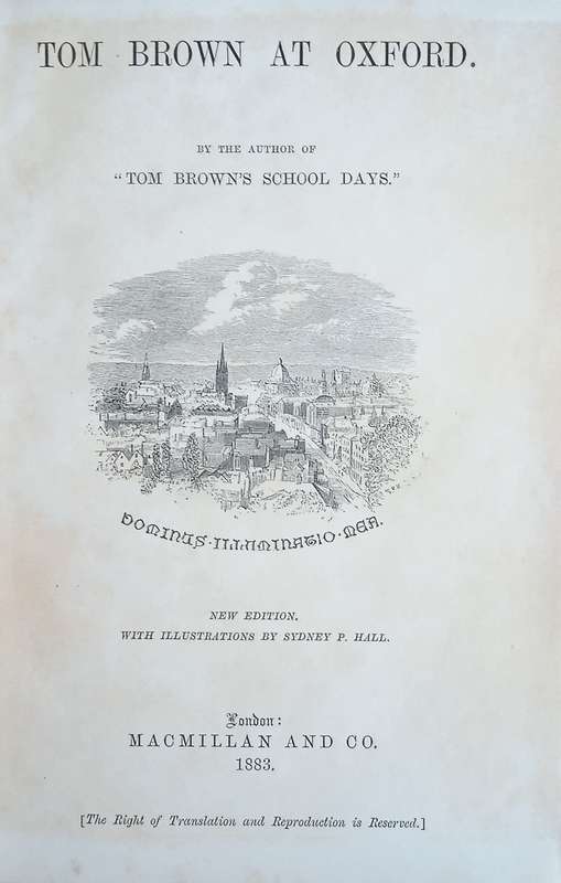 Tom Brown at Oxford | Thomas Hughes