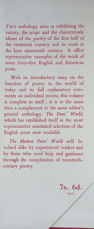The Modern Poets' World | James Reeves (ed.)