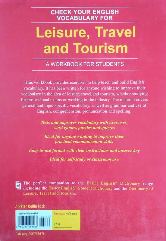 Check Your English Vocabulary for Leisure, Travel and Tourism | Rawdon Wyatt