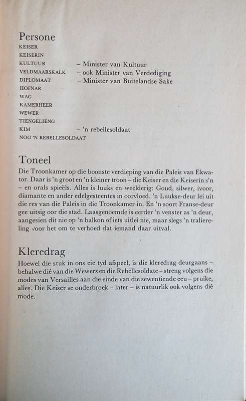 Die Keiser [Afrikaans] | Bartho Smit
