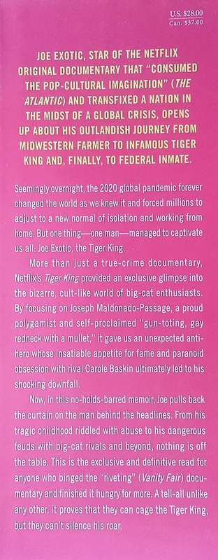 Tiger King: The Official Tell-All Memoir | Joe Exotic