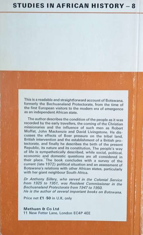 Botswana: A Short Political History | Anthony Sillery