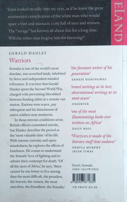 Warriors: Life and Death among the Somalis | Gerald Hanley