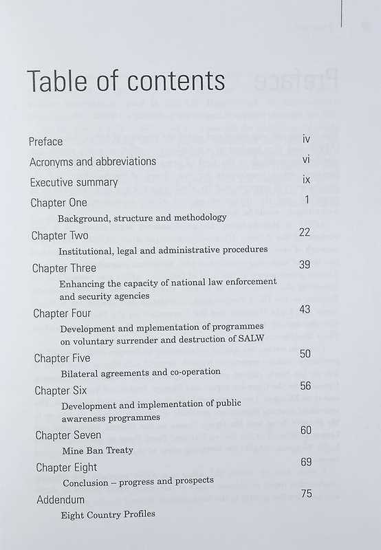 African Commitments to Controlling Small Arms and Light Weapons: A Review of Eight NEPAD Countrie...