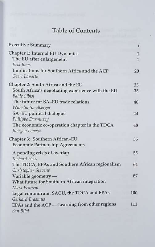 The TDCA: Impacts, Lessons and Perspectives for EU-South and Southern African Relations | Talitha...