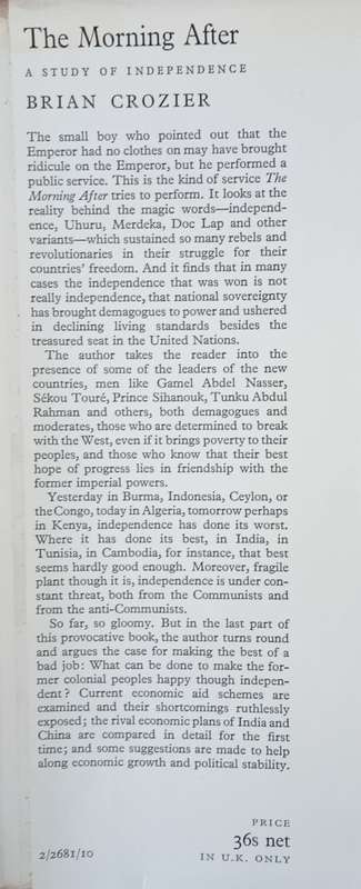 The Morning After: A Study of Independence | Brian Crozier
