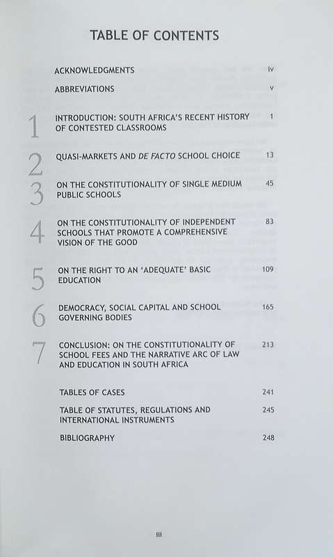The Constitution in the Classroom: Law and Education in South Africa 1994-2008 | Stu Woolman & Br...