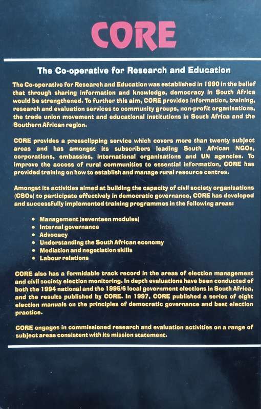 Advocacy in Southern Africa: Lessons for the Future | Phiroshaw Camay & Anne J. Gordon