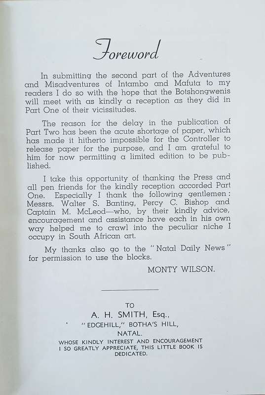 The Adventures of Intambo and Mafuta, Part 2 | Monty Wilson