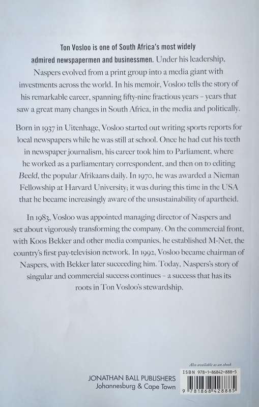Across Boundaries: A Life in the Media in a Time of Change | Ton Vosloo