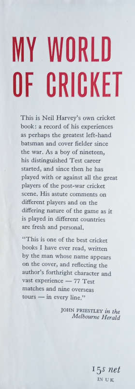 My World of Cricket | Neil Harvey