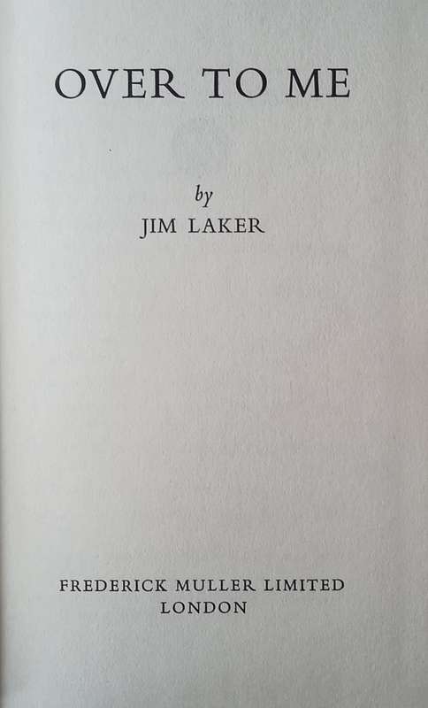 Over to Me | Jim Laker