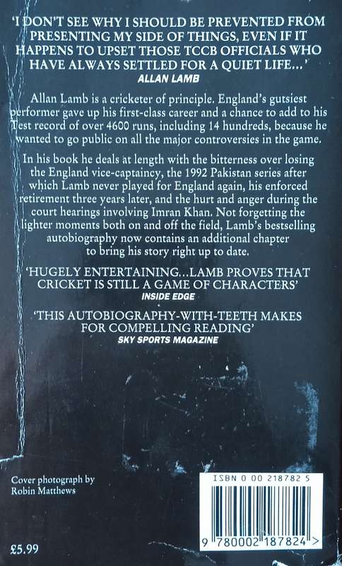 My Autobiography | Allan Lamb