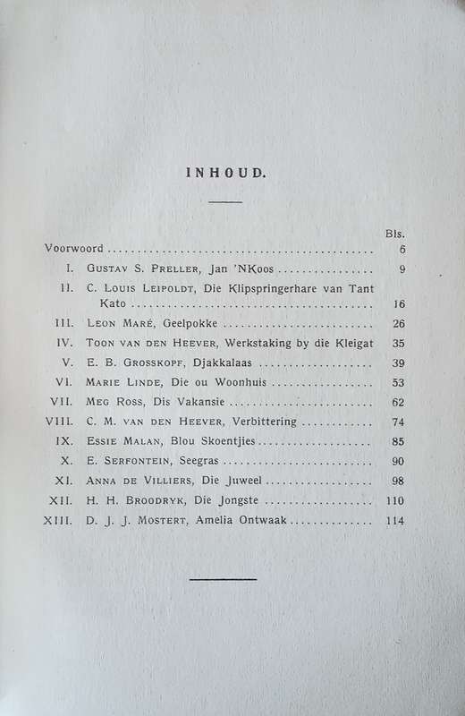 Die Jongste Afrikaanse Kortverhale [Afrikaans] | M.S.B. Kritzinger (comp.)