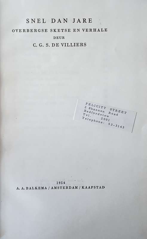 Kromburg [Afrikaans] | C.M. van den Heever