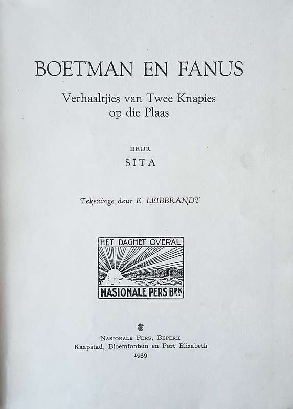 Boetman en Fanus: Verhaaltjies van Twee Knapies op die Plaas [Afikaans] | Sita