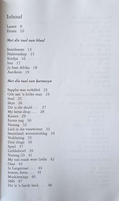 Met die Taal van Karmosyn [Afrikaans] | Riana Scheepers