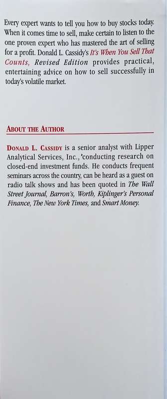 It's When You Sell That Counts | Donald L. Cassidy