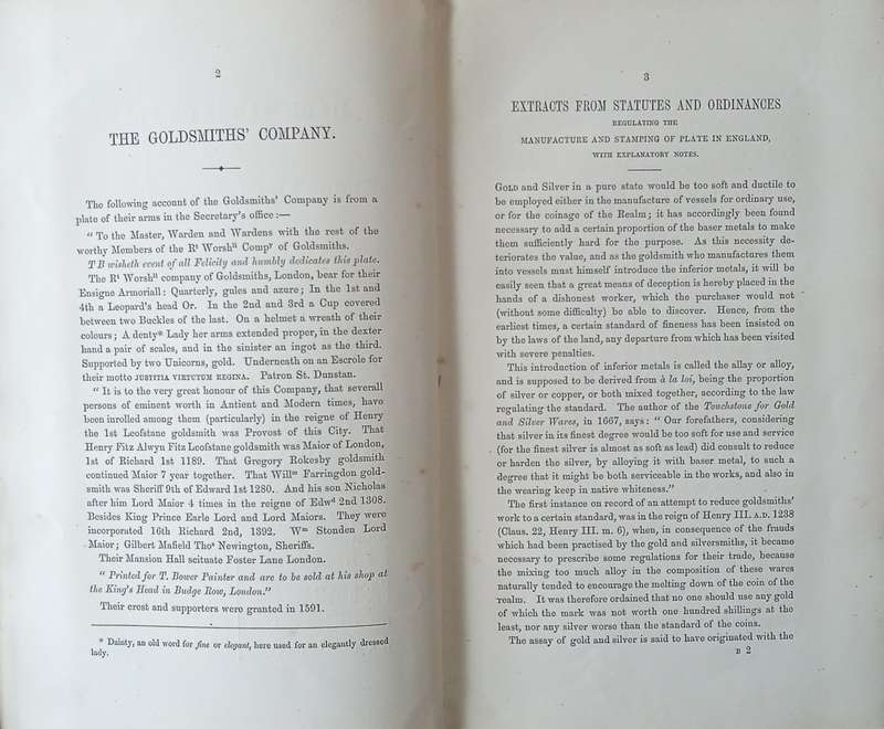Hall Marks of Gold and Silver Plate, Illustrated with Tables of Annual Date Letters | William Cha...
