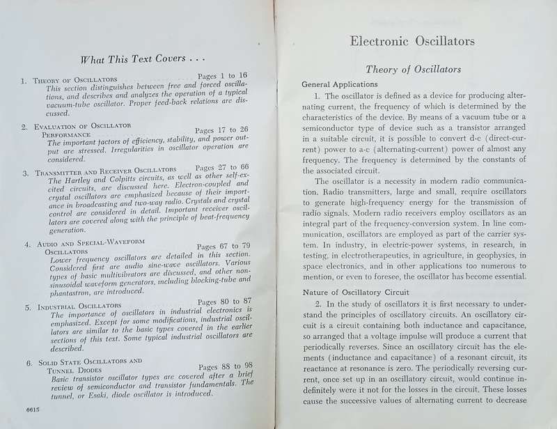 Electric Oscillators | William F. Hodge & Edward M. Noll