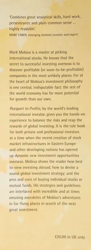 Passports to Profits: A Guide to Global Investing | Mark Mobius, with Stephen Fenichell