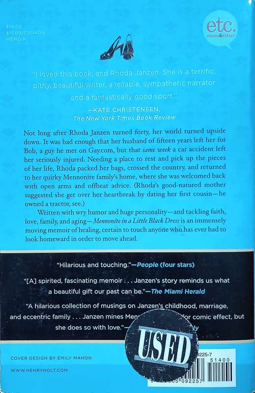 Mennonite in a Black Dress: A Memoir of Going Home | Rhoda Janzen