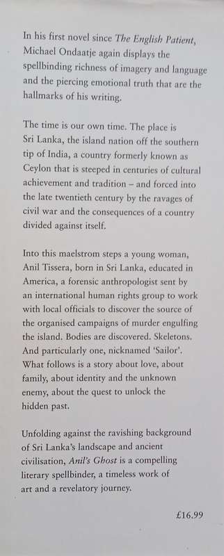 Anil's Ghost | Michael Ondaatje