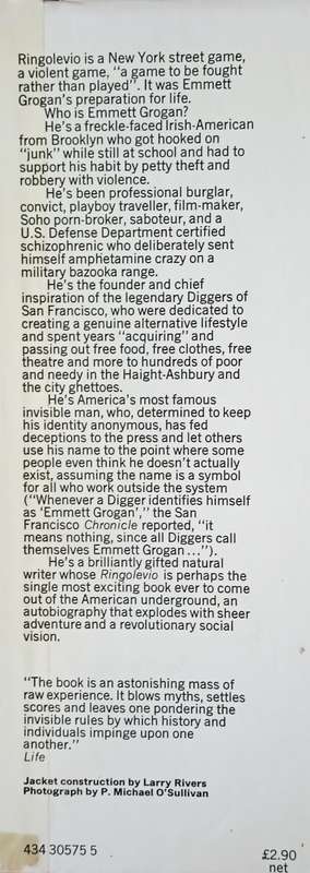 Ringolevio: A Life Played for Keeps | Emmett Grogan