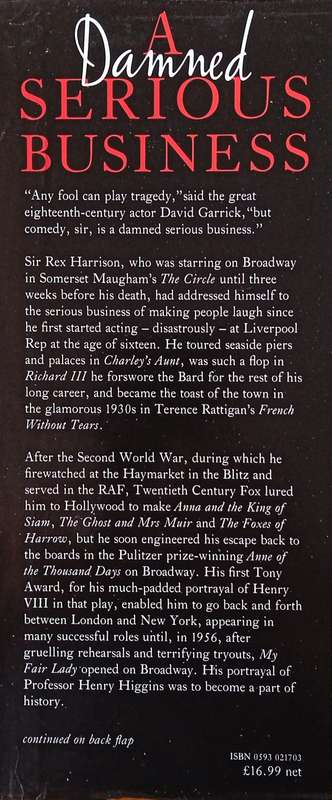 A Damned Serious Business: My Life in Comedy | Rex Harrison