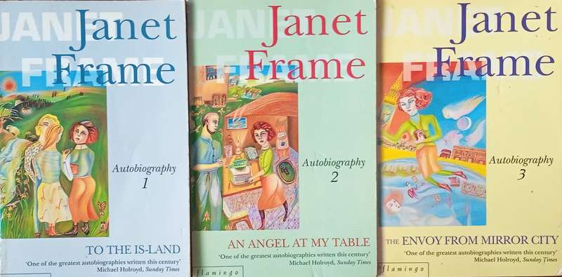 Janet Frame Autobiography vols 1-3, To the Island, An Angel at My Table, The Envoy From Mirror Ci...