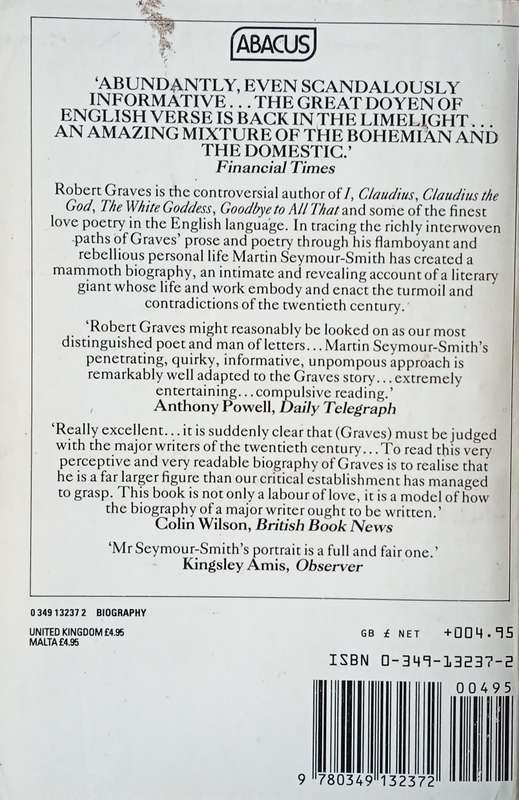 Robert Graves: His Life and Work | Martin Seymour-Smith