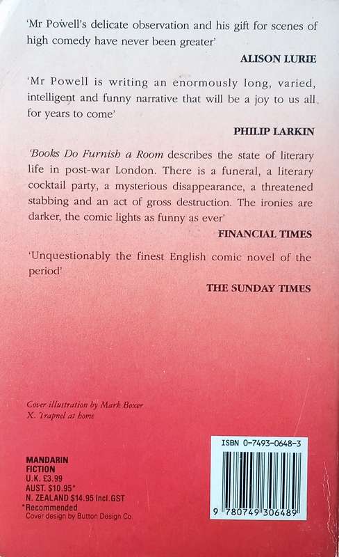 Books Do Furnish a Room: A Dance To the Music of Time, number 10 | Anthony Powell