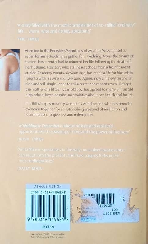 A Wedding in December | Anita Shreve