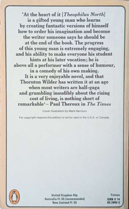 Theophilus North | Thornton Wilder