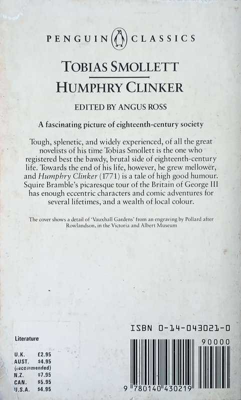 Humphry Clinker | Tobias Smollett