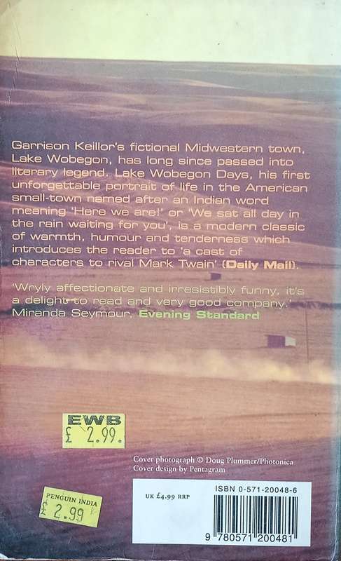 Lake Wobegon Days | Garrison Keillor