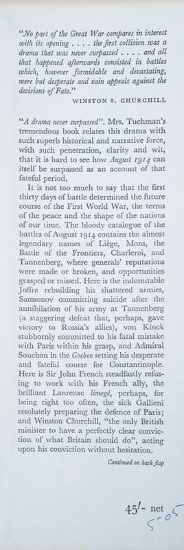 August 1914 | Barbara W. Tuchman