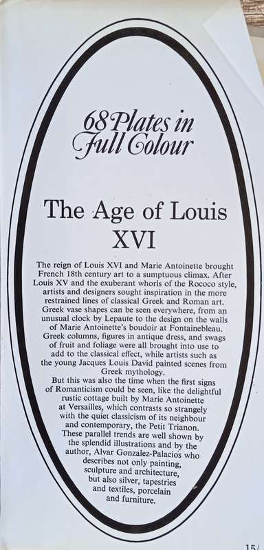 The Age of Louis XVI | Alvar Gonzalez Palacios